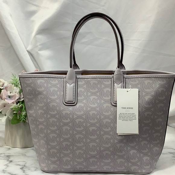 NWT Jodie Small Tote Bag In Jacquard Logo - Picture 2 of 4